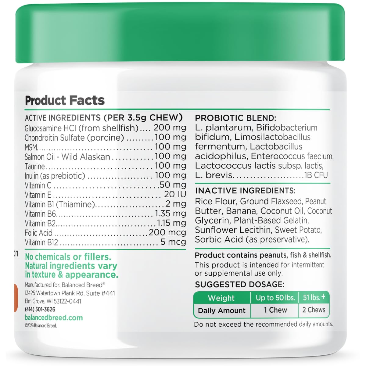 Dog Multivitamin Soft Chew Glucosamine Z681759