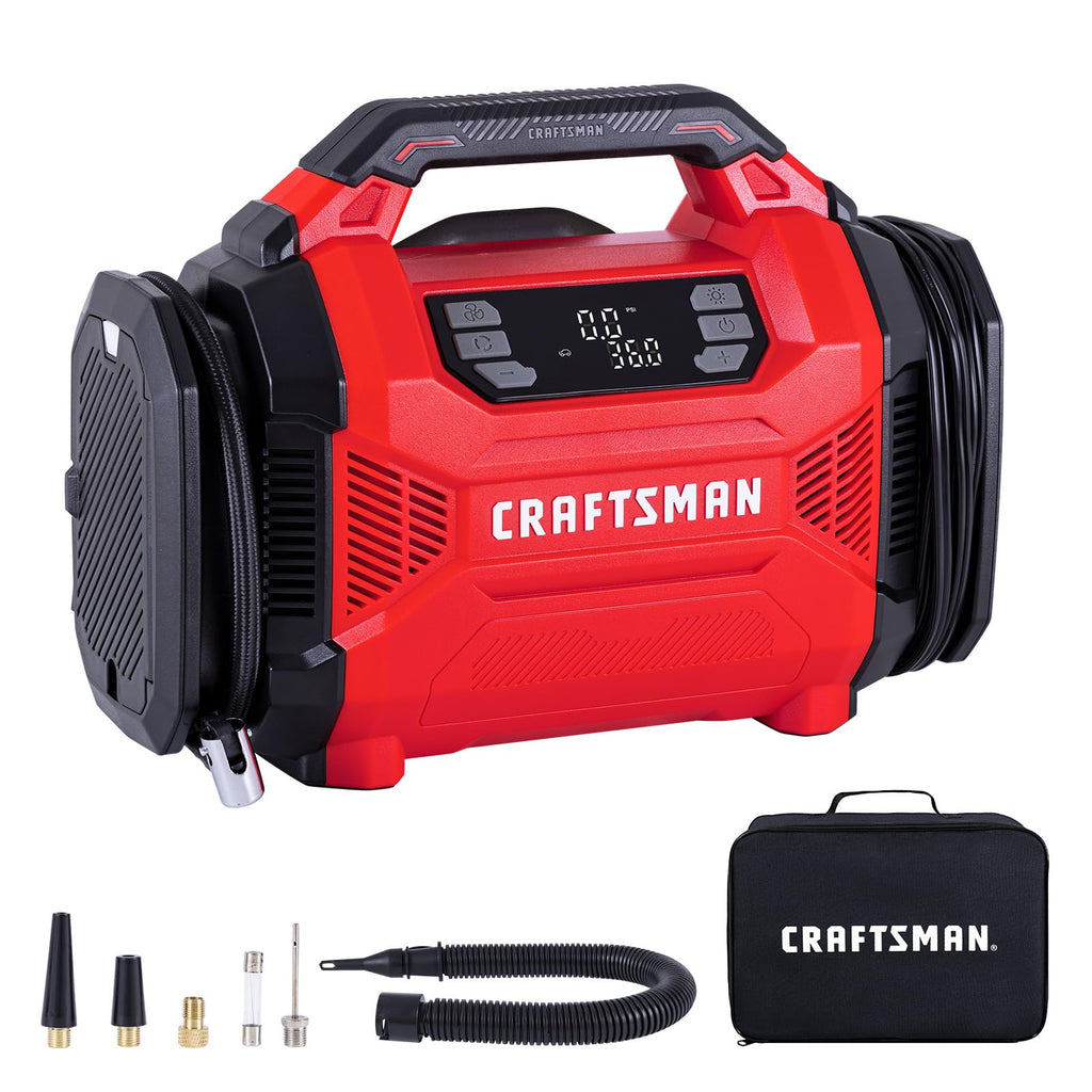 Dual Power Tire Inflator with Digital Gauge K6116