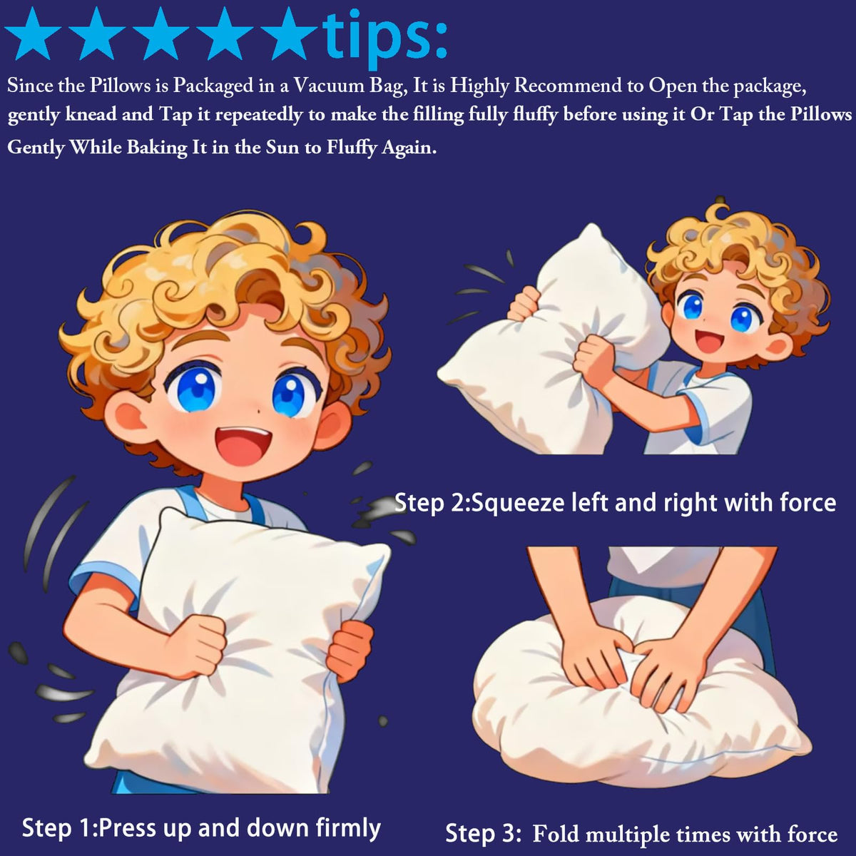 King Size Down Alternative Pillows Set of 2 W112