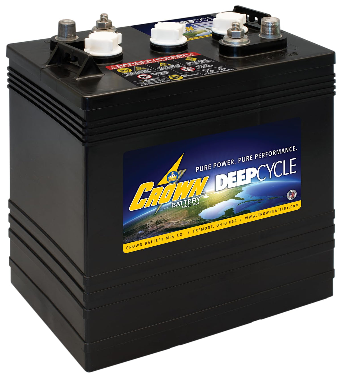 6V 260Ah Flooded Lead Acid Deep Cycle Battery Pack of 4 Z51830