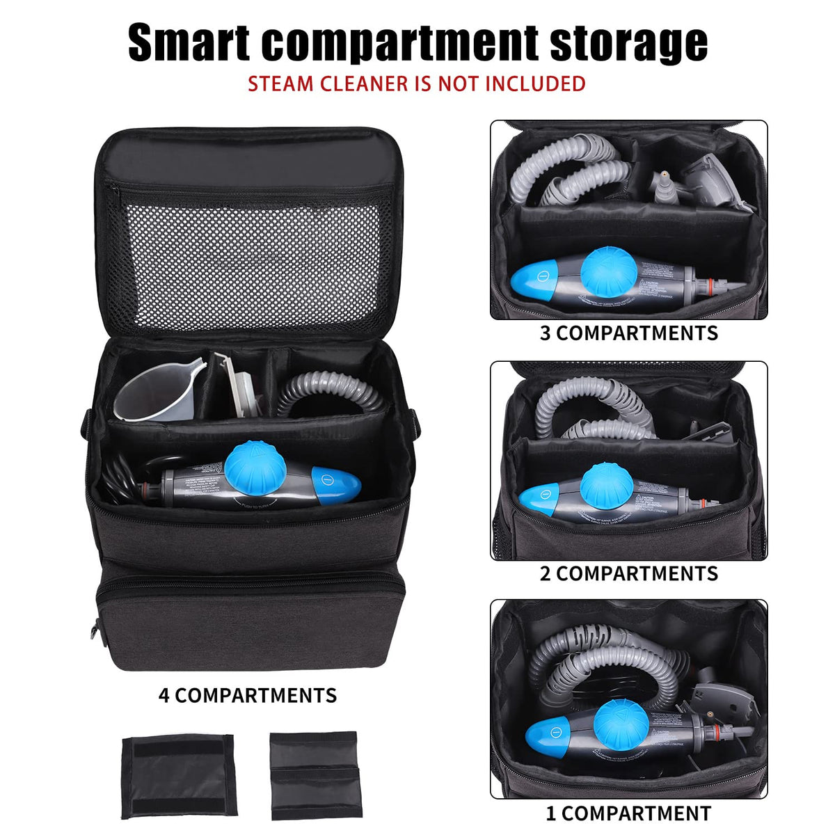 Compatible with Bissell SteamShot Hard Surface Steam Cleaner Carry Bag L1521