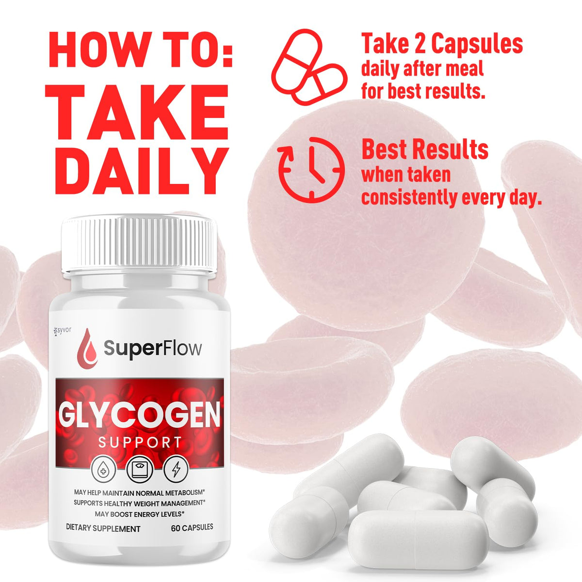 Glycogen Support Supplement 60 Capsules V810