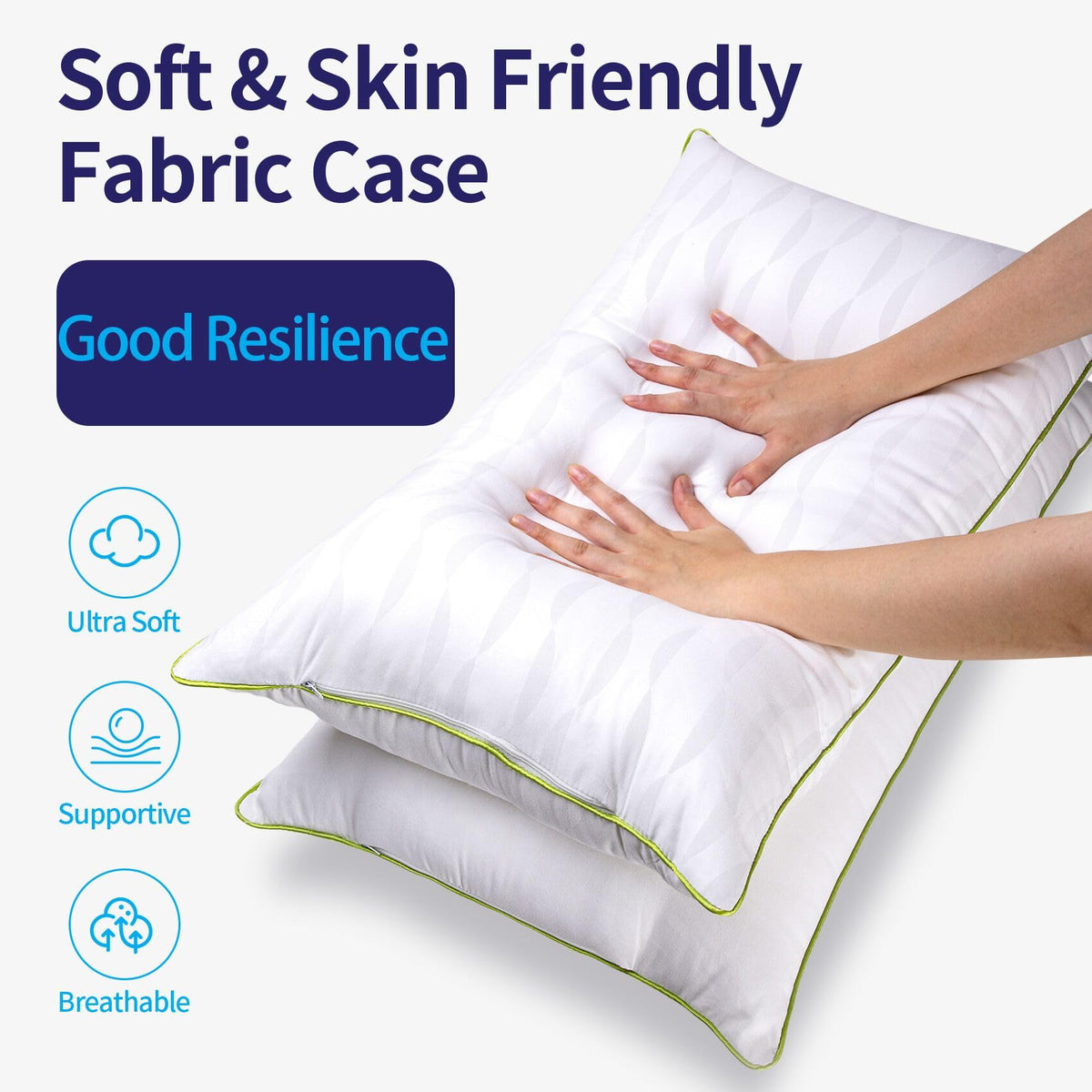 King Size Down Alternative Pillows Set of 2 W112