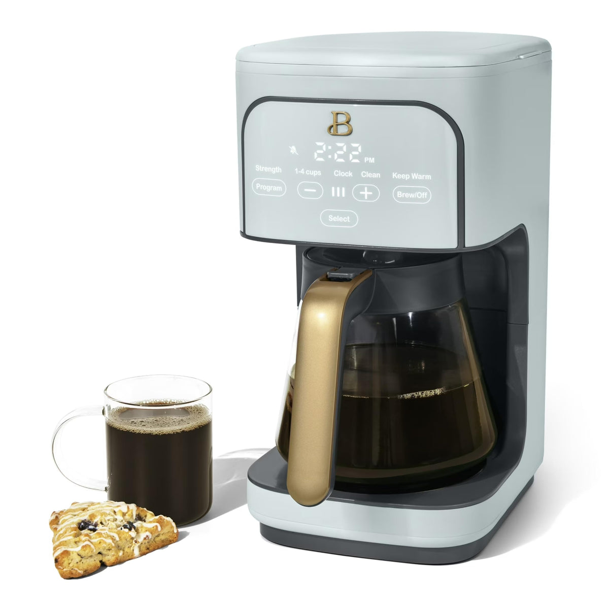 12-Cup Programmable Coffee Maker with Glass Carafe C44836