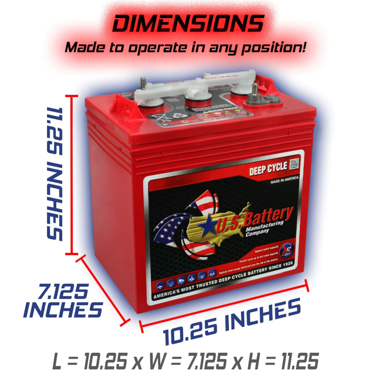 6V GC2 Golf Cart Batteries 6-Pack D52548