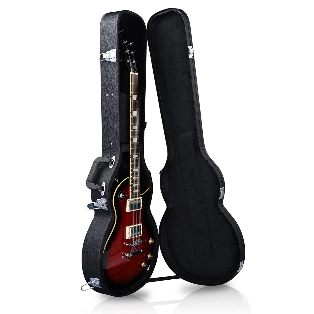 Electric Guitar Case Wooden Hard Shell Case With Lock Q32685