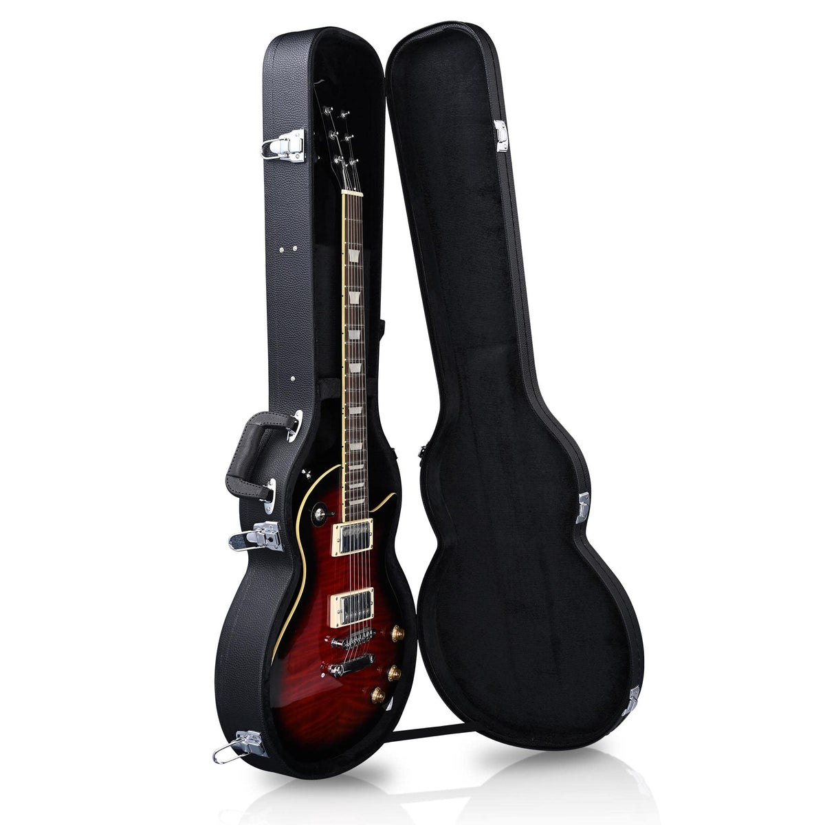 Electric Guitar Case Wooden Hard Shell Case With Lock Q32685