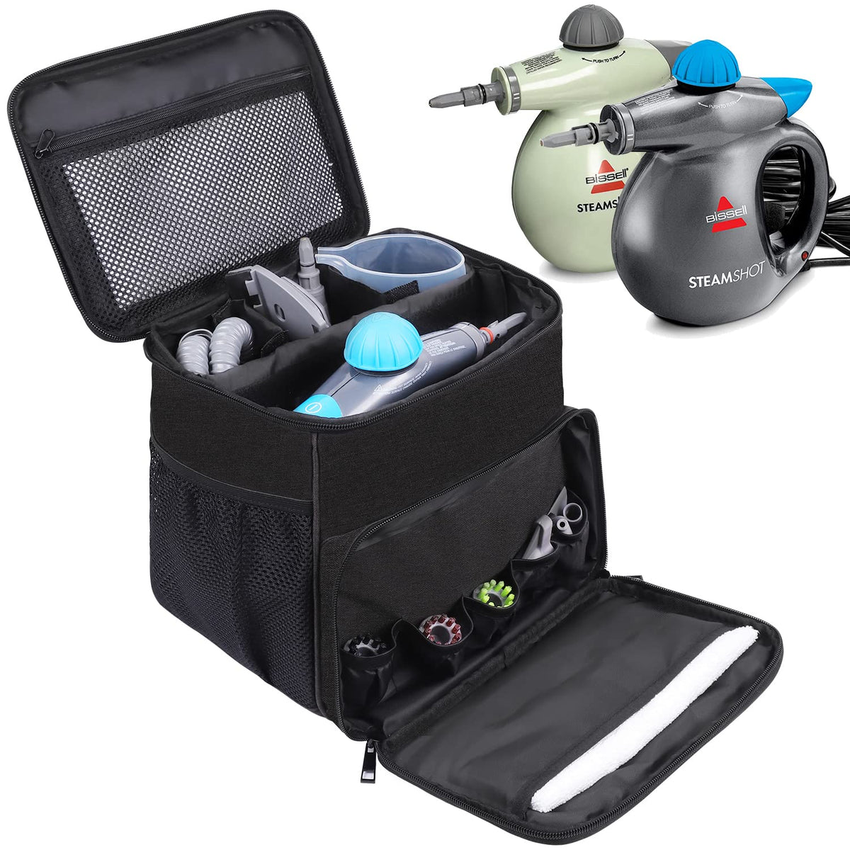Compatible with Bissell SteamShot Hard Surface Steam Cleaner Carry Bag L1521