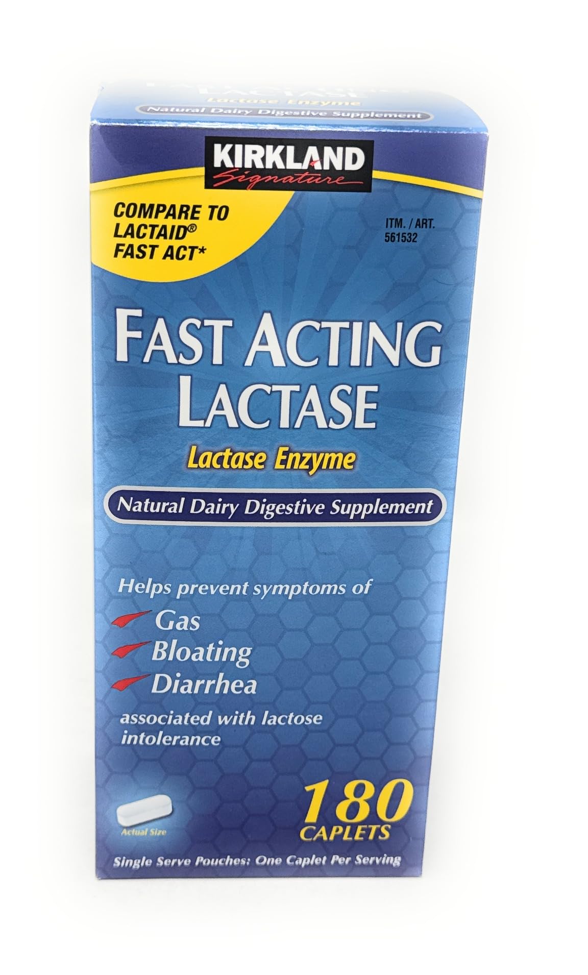 Fast Acting Lactase 180 Caplets O204