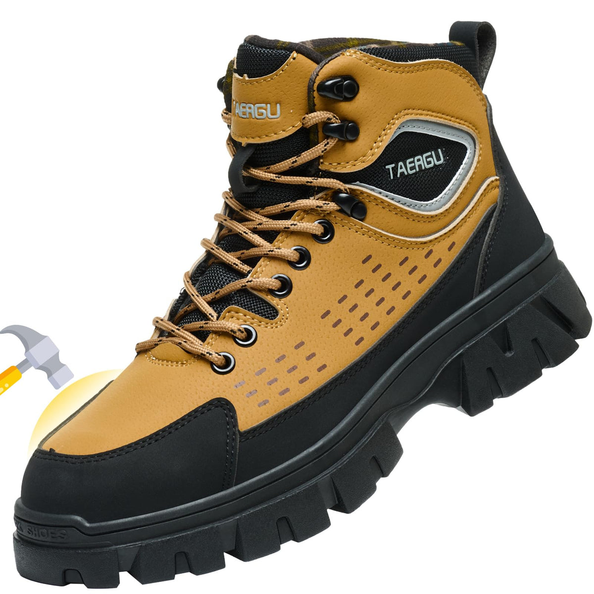Steel Toe Work Boots 6" Waterproof H248