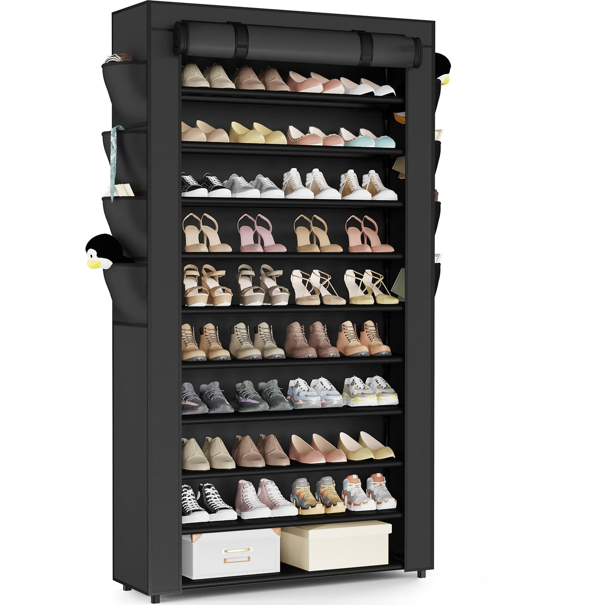 Shoe Rack with Cover F975834