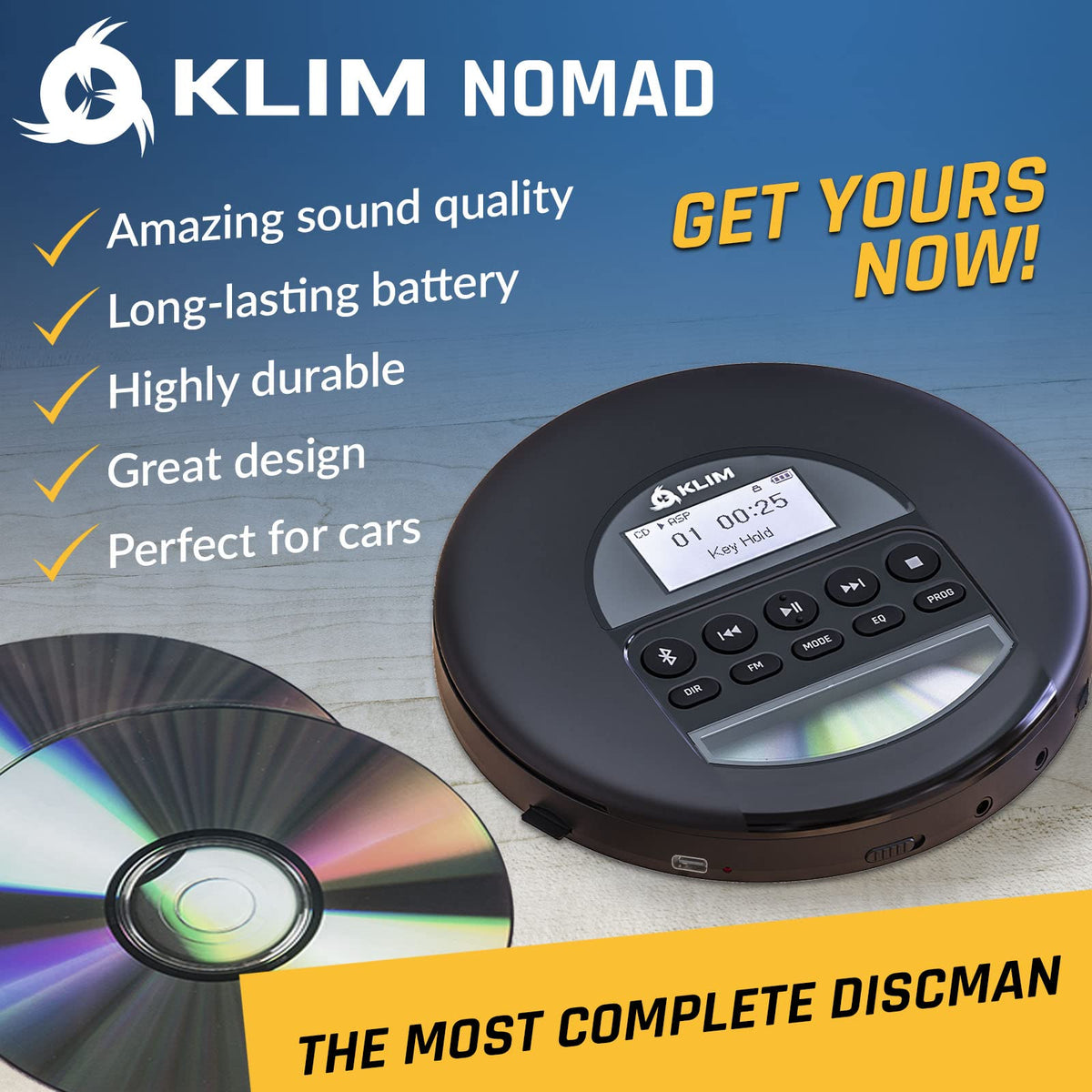 Portable CD Player with Headphones Y138370