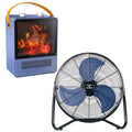 20 Inch High Velocity Floor Fan and 1500W Portable Electric Heater Z7610