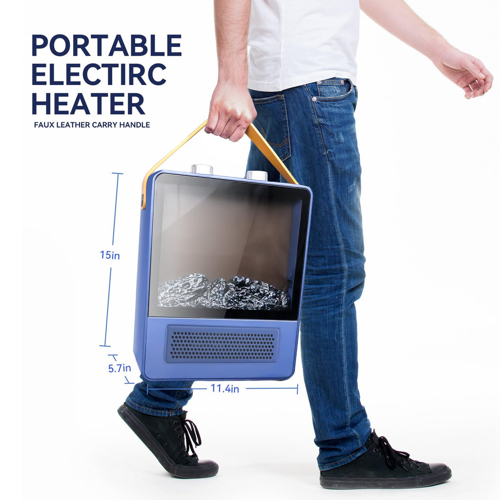 20 Inch High Velocity Floor Fan and 1500W Portable Electric Heater Z7610