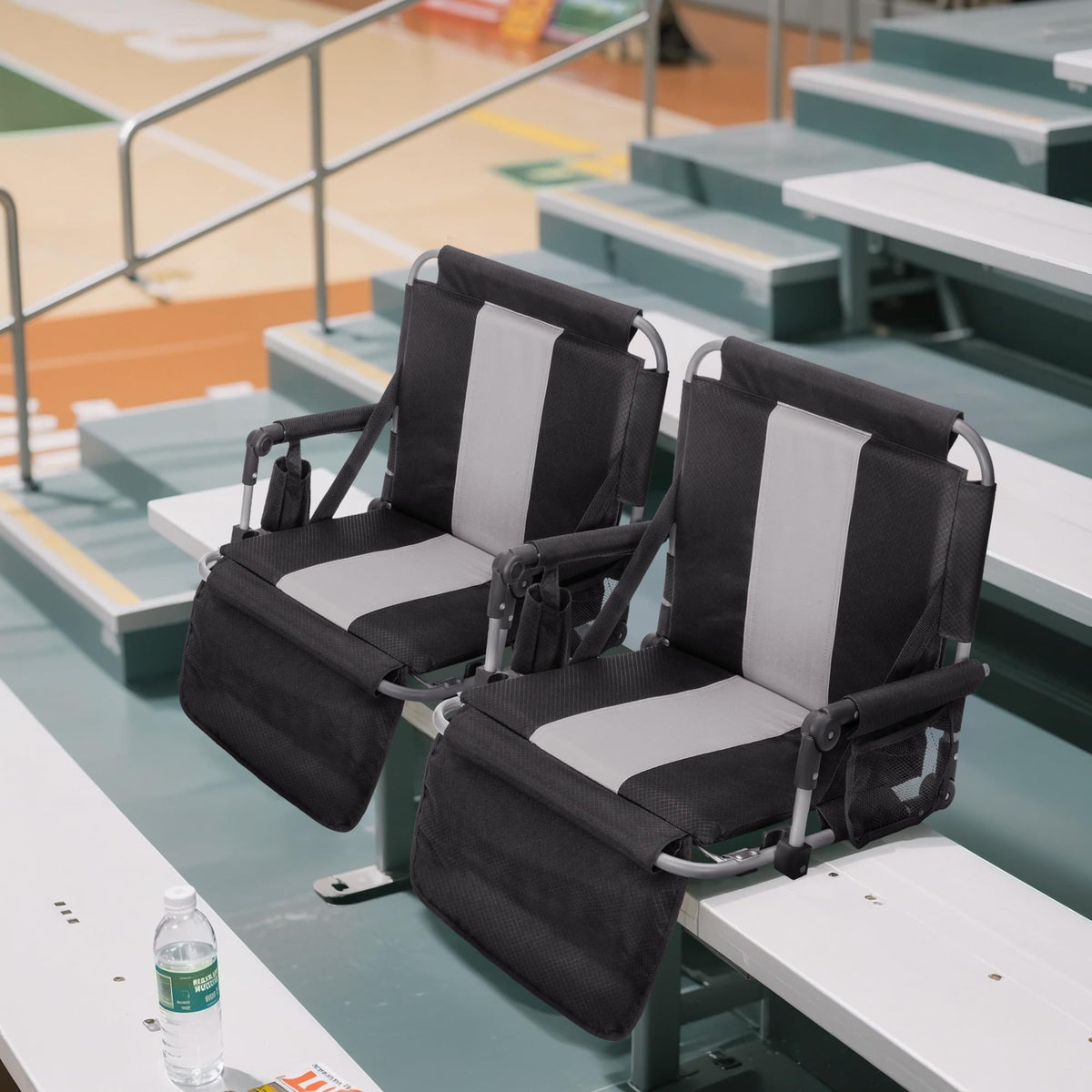 Portable Bleacher Chairs with Cushion U1220