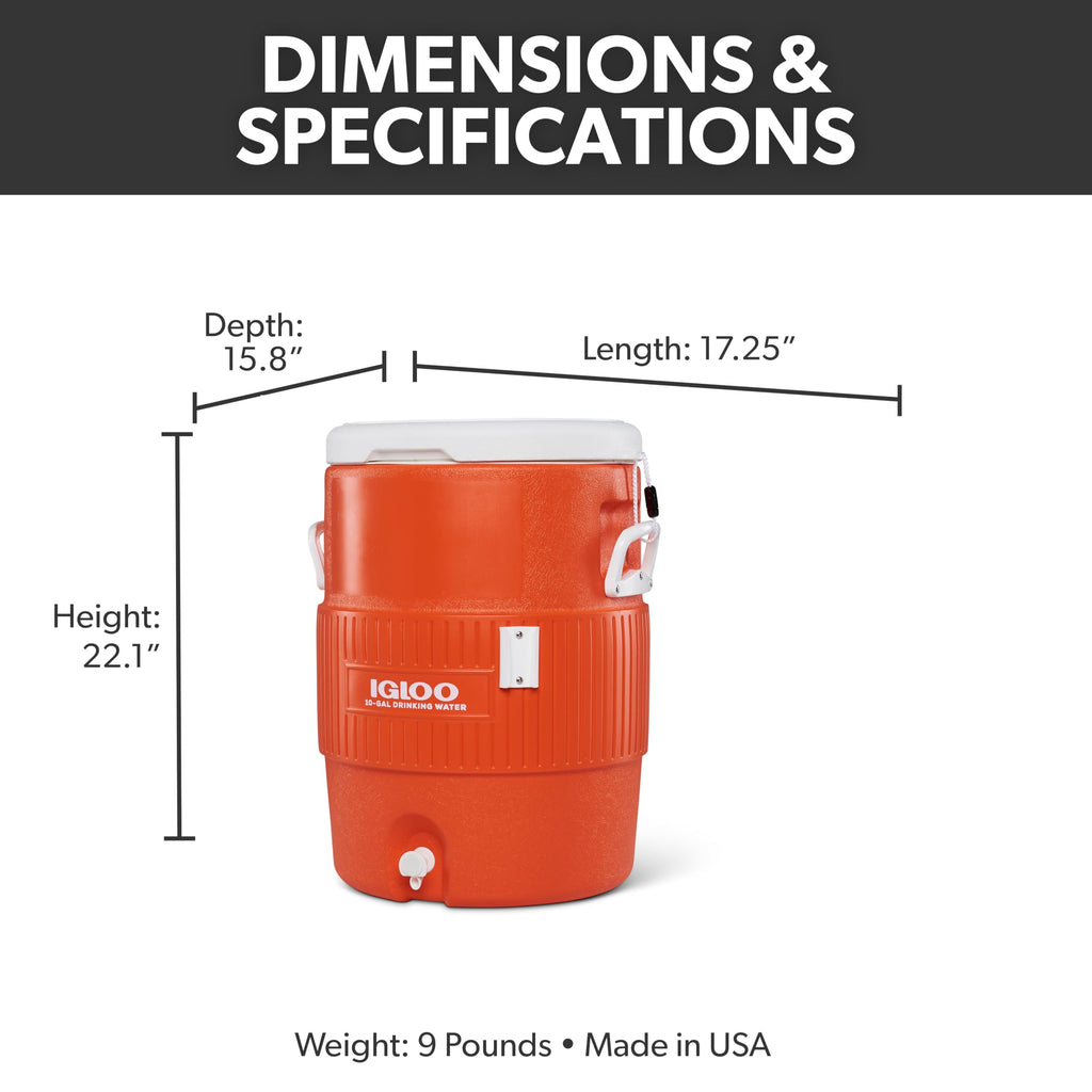 Insulated Beverage Dispenser with Spout E1684