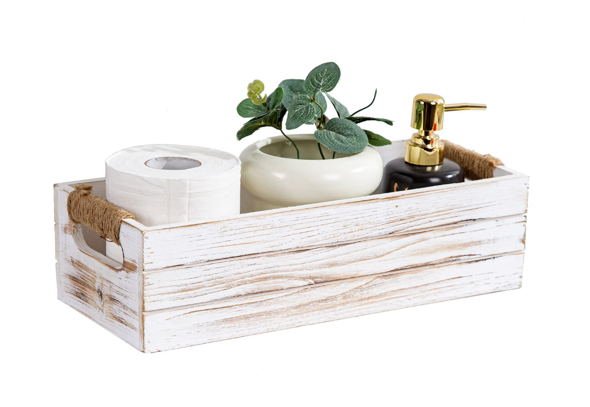 Rustic Wooden Toilet Paper Holder M979