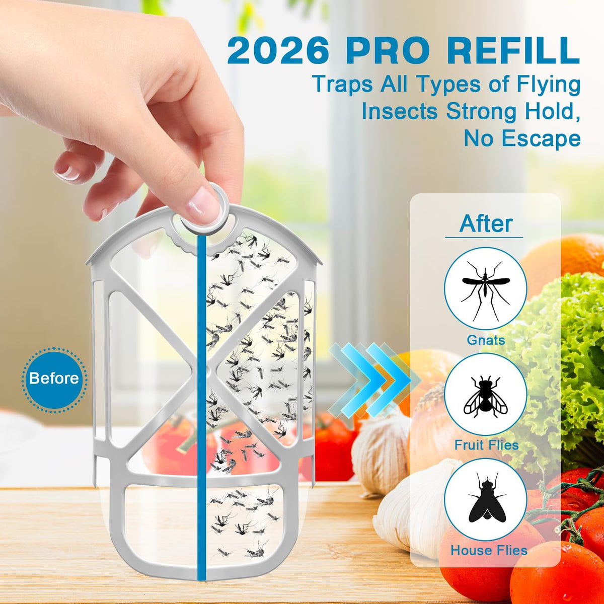 16 Pack Refill Cartridges for Flying Insect Trap J513340