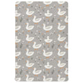 Soft Breathable Microfiber Crib Sheet Fits Standard Size Crib Mattress D6475