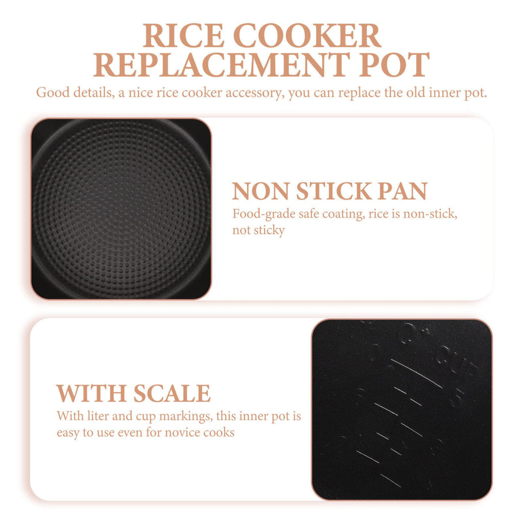 2L Nonstick Aluminum Alloy Rice Cooker Inner Pot O612305