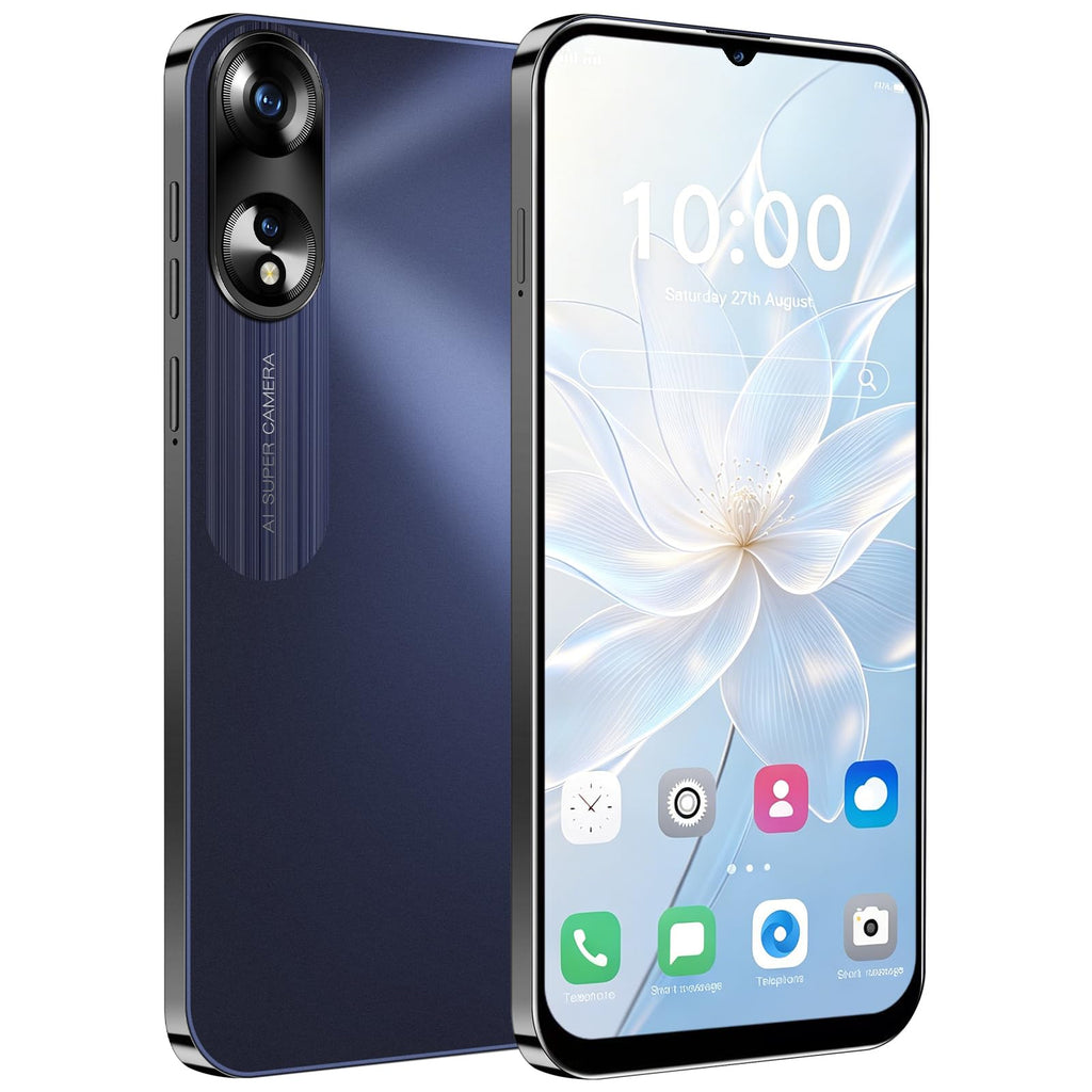 Unlocked 4G Smartphone 6.3 Inch Full Screen 3GB RAM 32GB ROM Black V231903