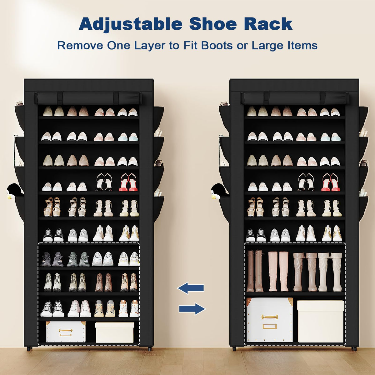 Shoe Rack with Cover F975834