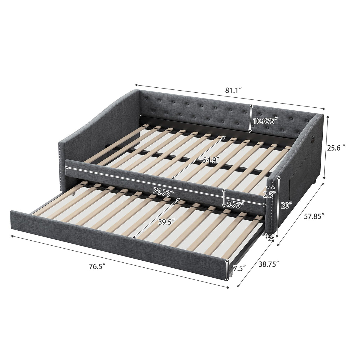Full Size Daybed with Trundle F94605