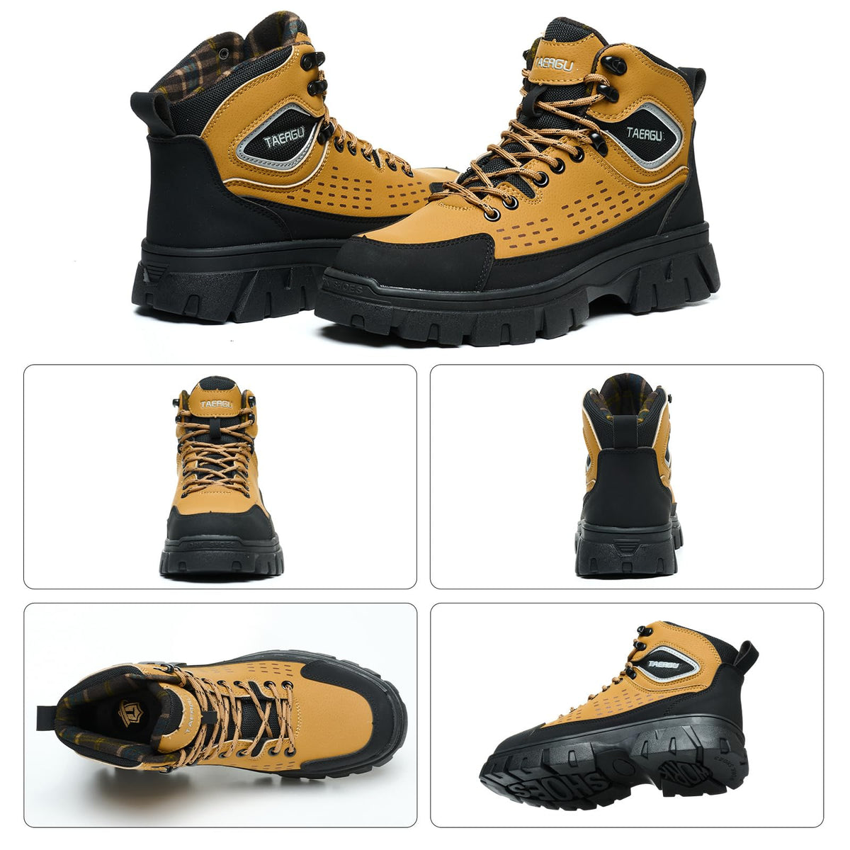 Steel Toe Work Boots 6" Waterproof H248