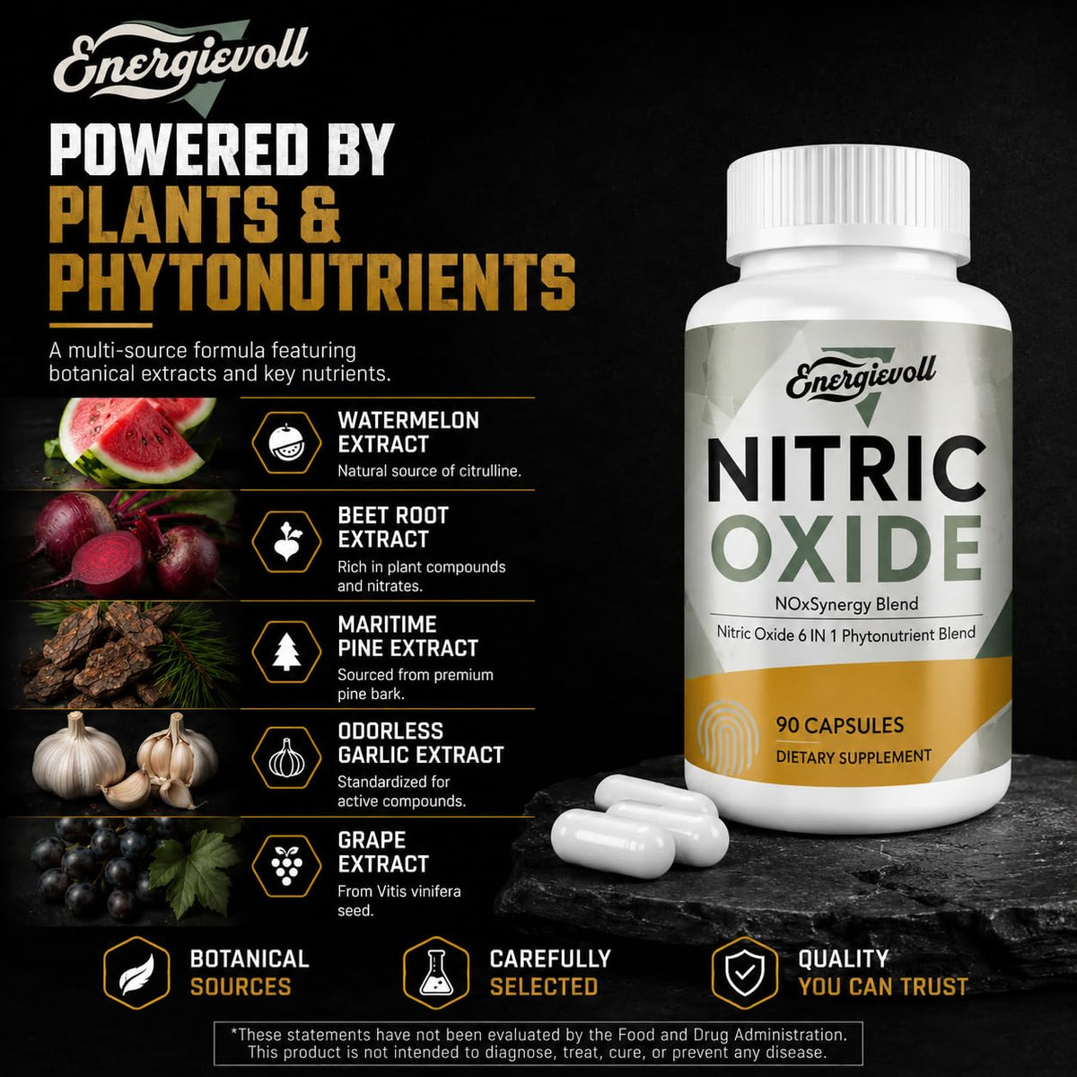 Beet Root Nitric Oxide Supplement 90 Count Z455384