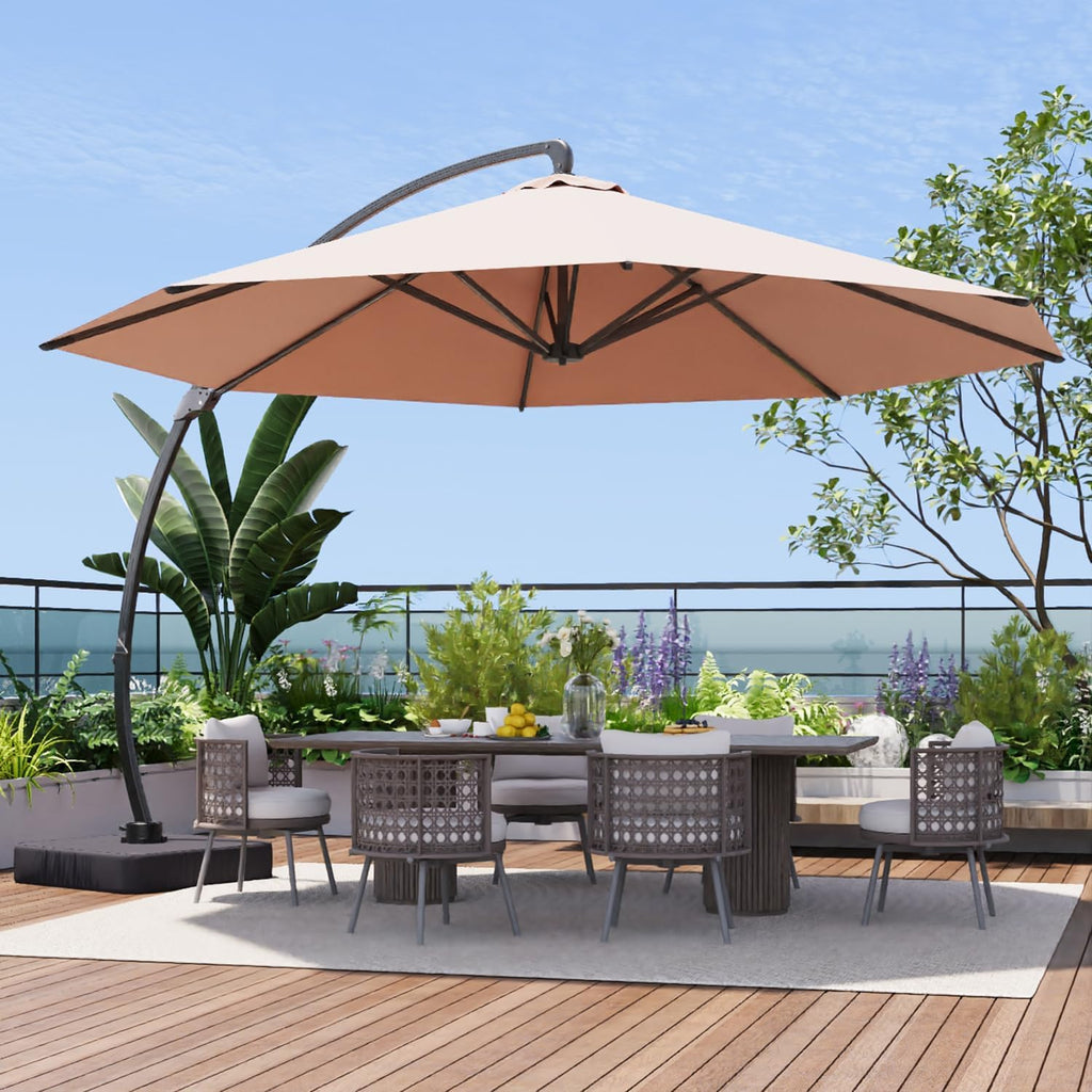 11 FT Aluminum Offset Cantilever Umbrella L462