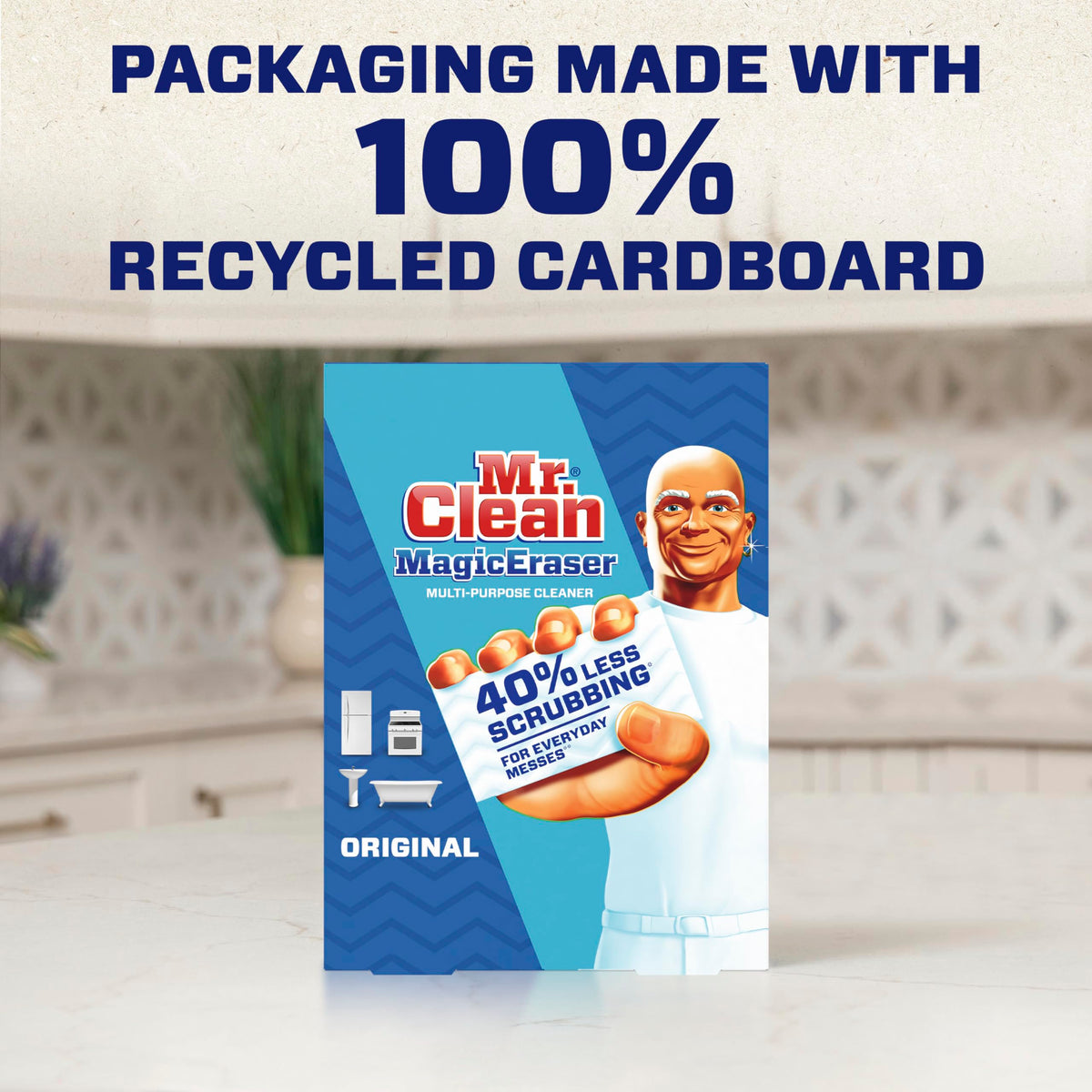 White 6 Count Cleaning Pads D1505