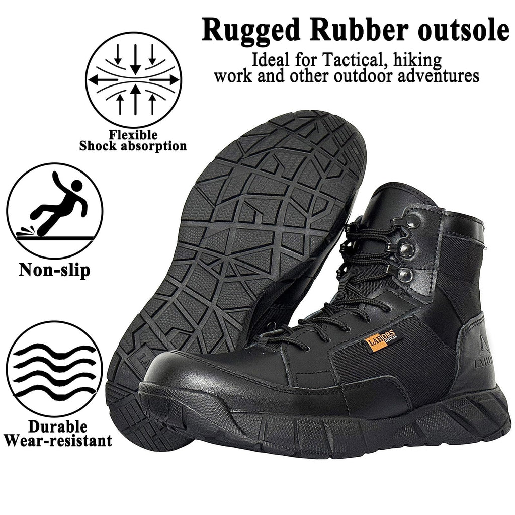 6 Inch Lightweight Tactical Combat Boots Coyote Military Hiking Shoes X312683