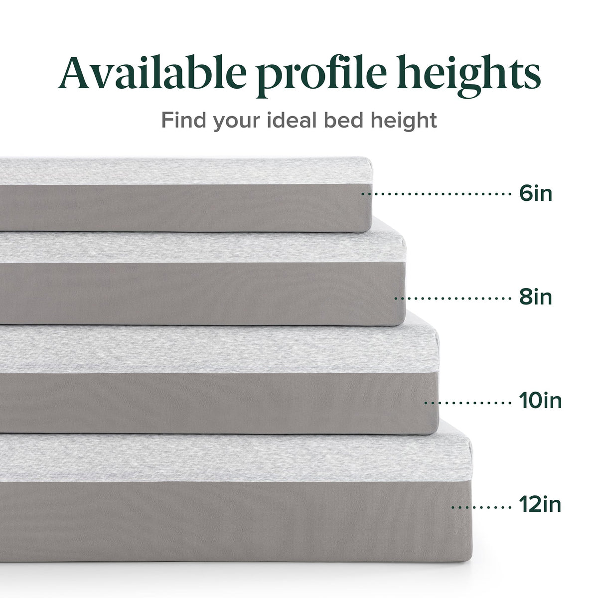 8 Inch Memory Foam Mattress, Twin, Medium Firm W395
