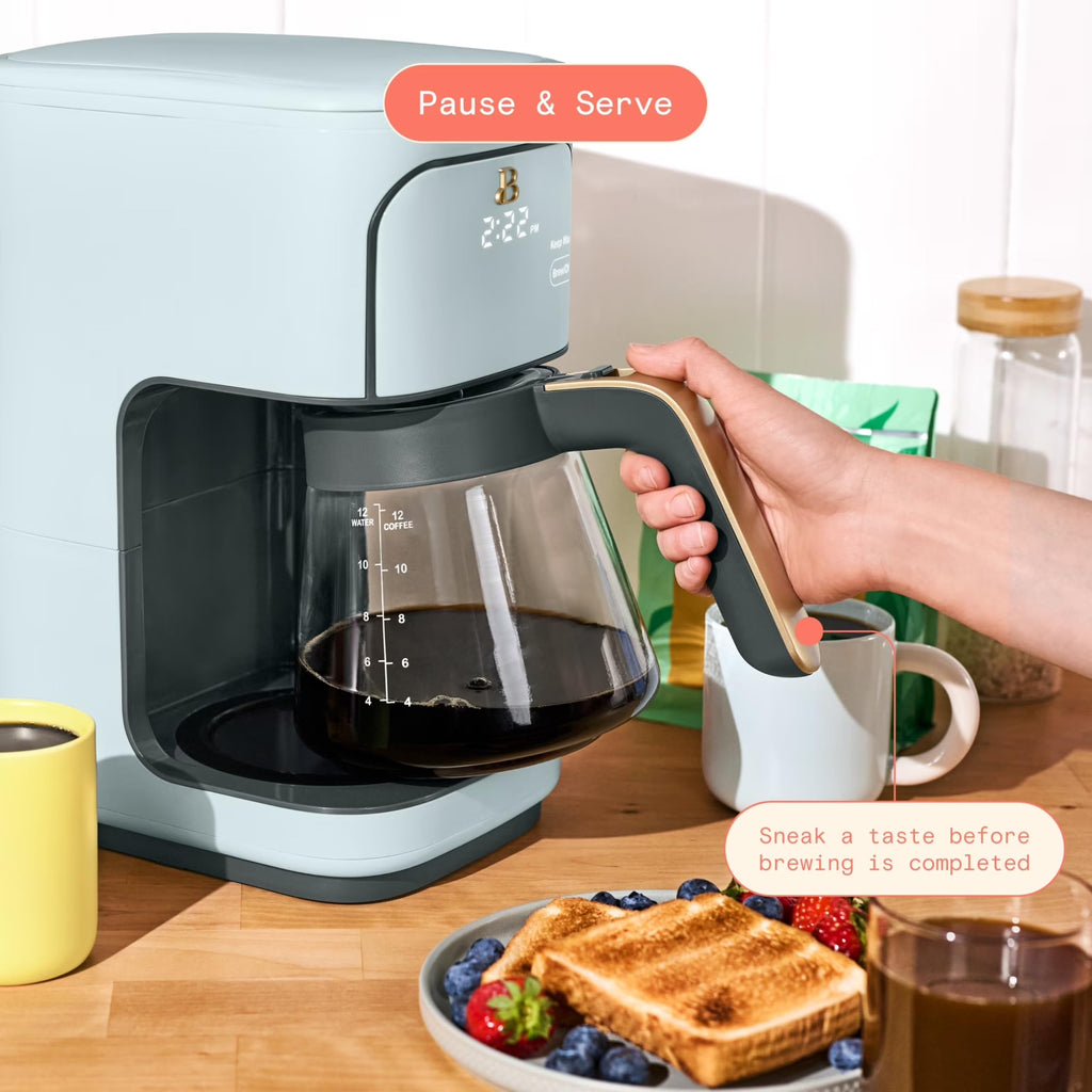 12-Cup Programmable Coffee Maker with Glass Carafe C44836