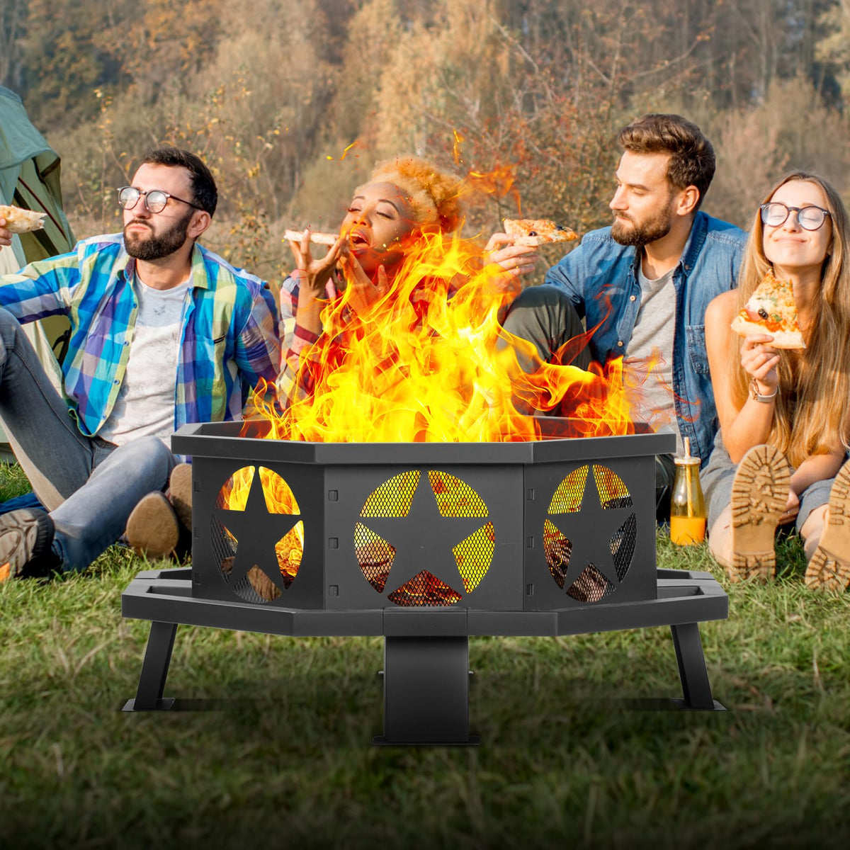 32 inch Fire Pit with Fire Poker R840900