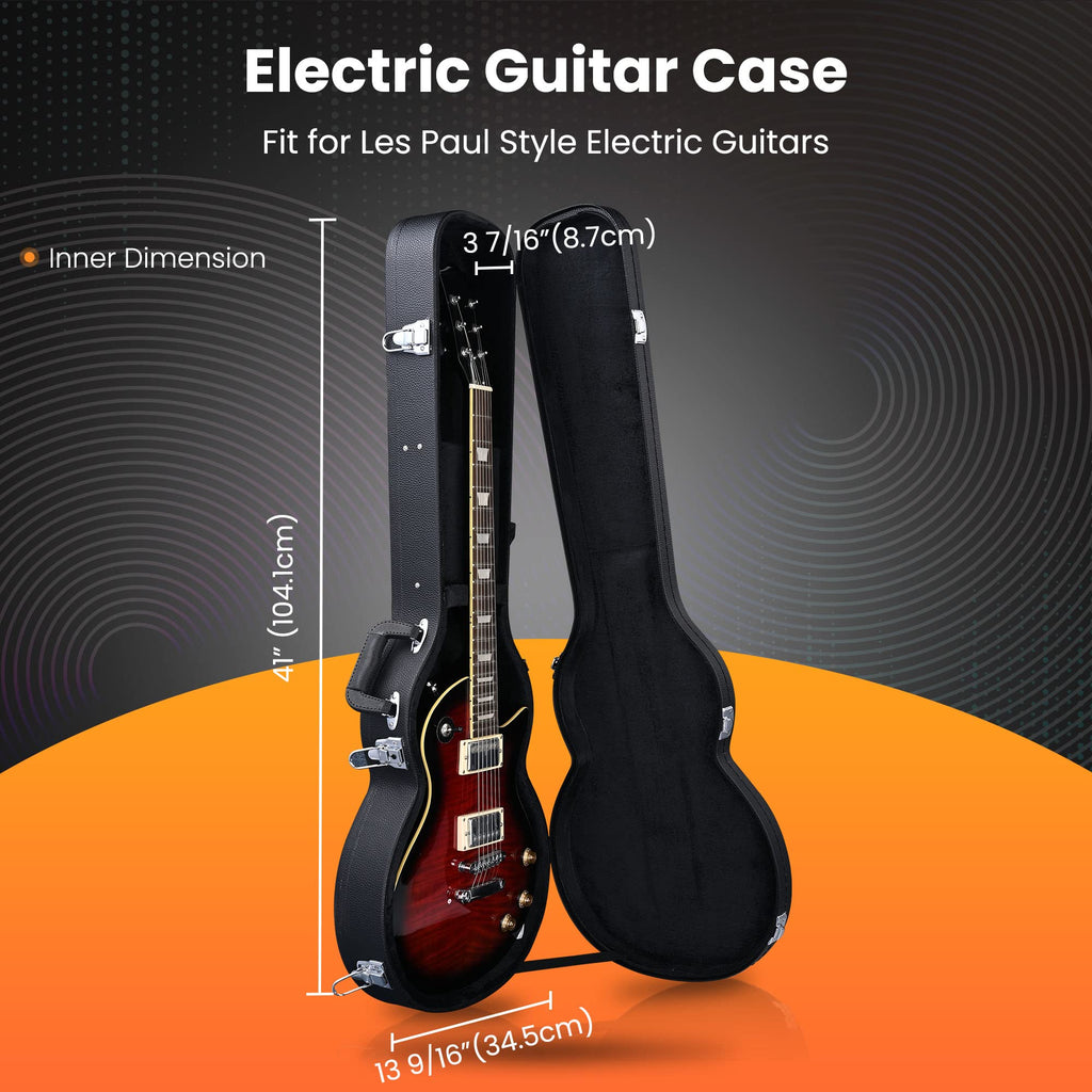 Electric Guitar Case Wooden Hard Shell Case With Lock Q32685
