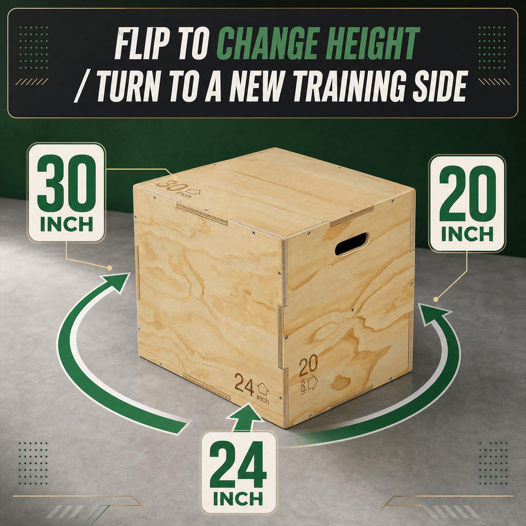Non-Slip Wooden Plyo Box P2463