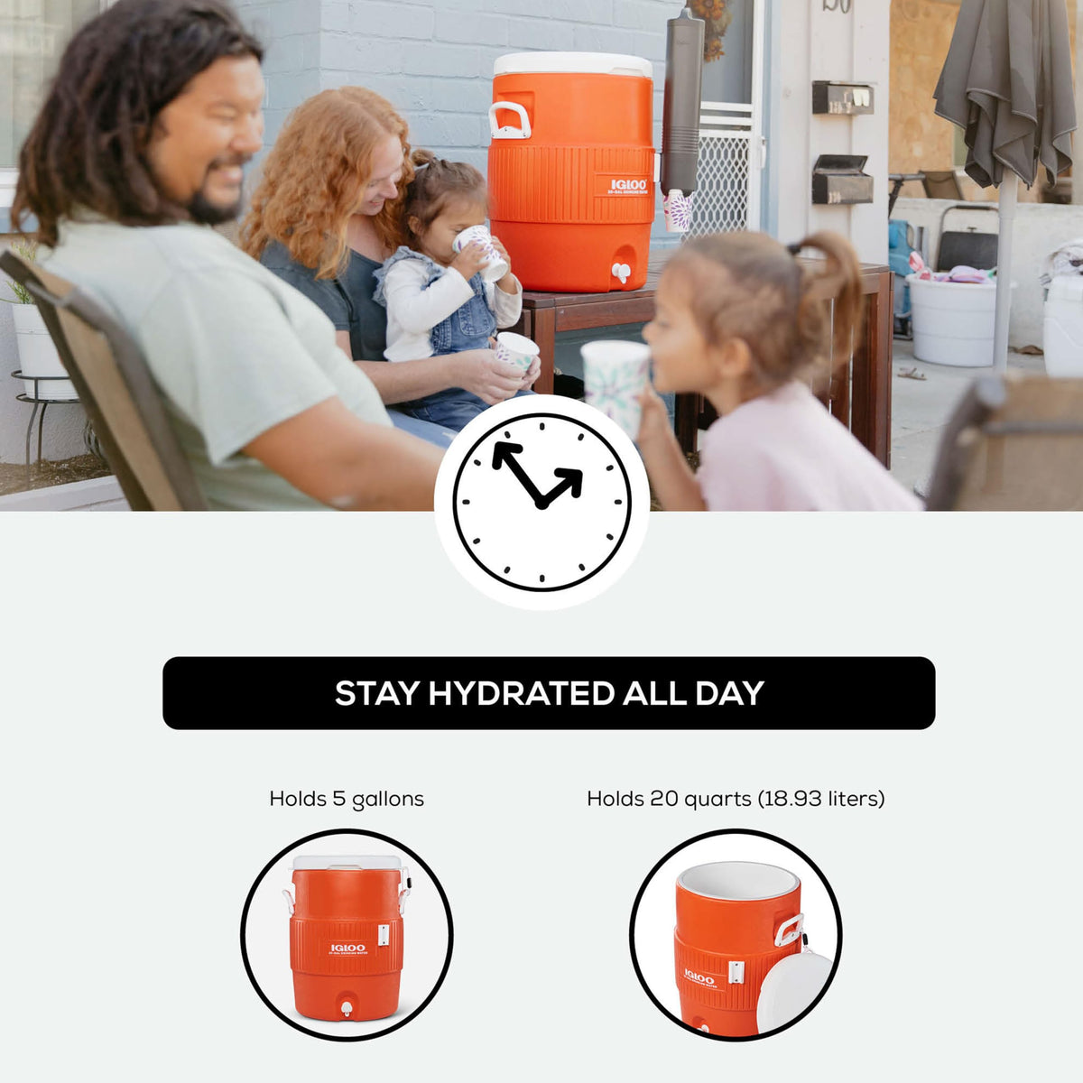 Insulated Beverage Dispenser with Spout E1684