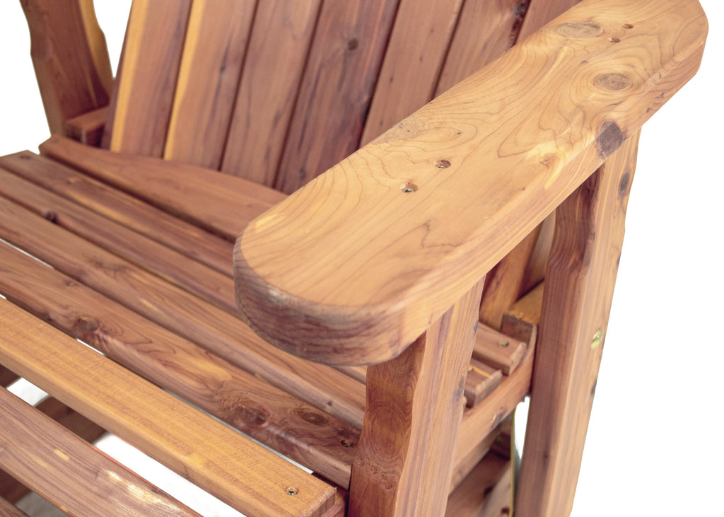 23" Cedar Adirondack Swivel Glider B348795