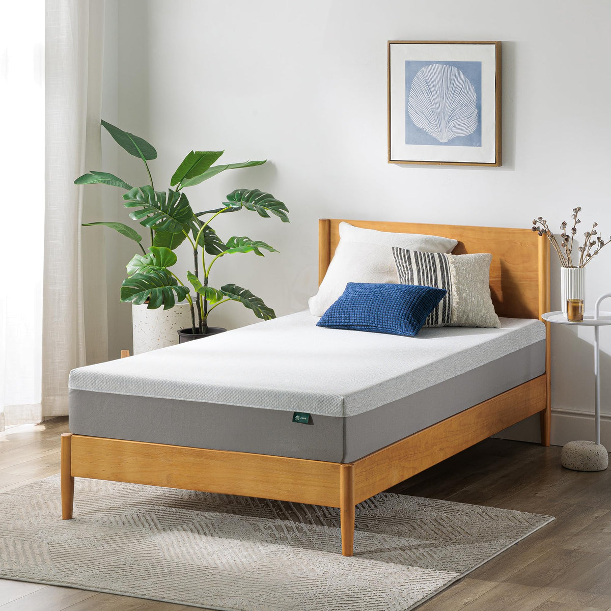 8 Inch Memory Foam Mattress, Twin, Medium Firm W395