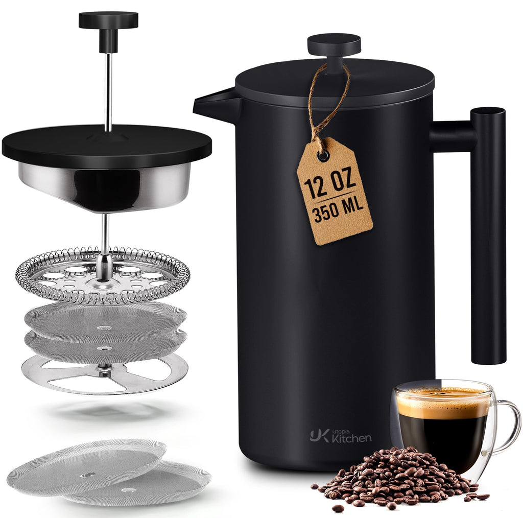 Stainless Steel French Press 12 Oz P8692