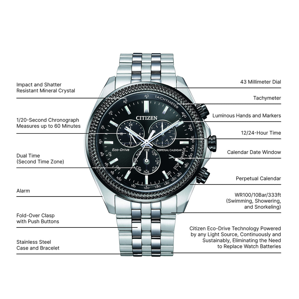 Men's Stainless Steel Chronograph Watch L86798