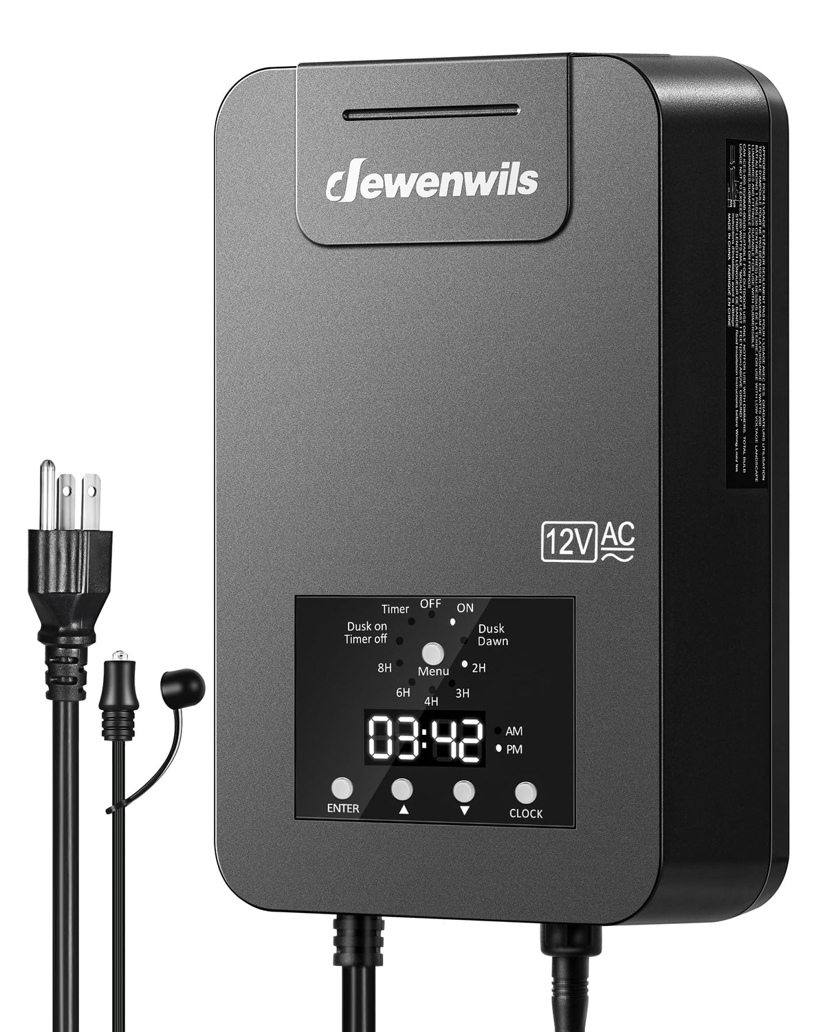 200W Low Voltage Transformer with Photocell Sensor & Timer C405028