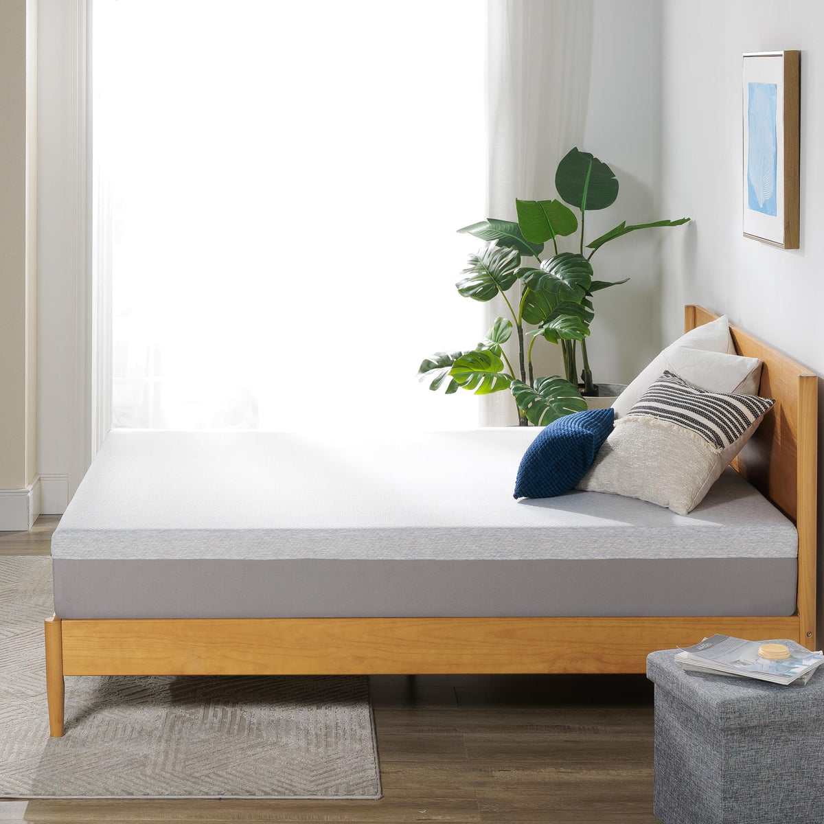 8 Inch Memory Foam Mattress, Twin, Medium Firm W395