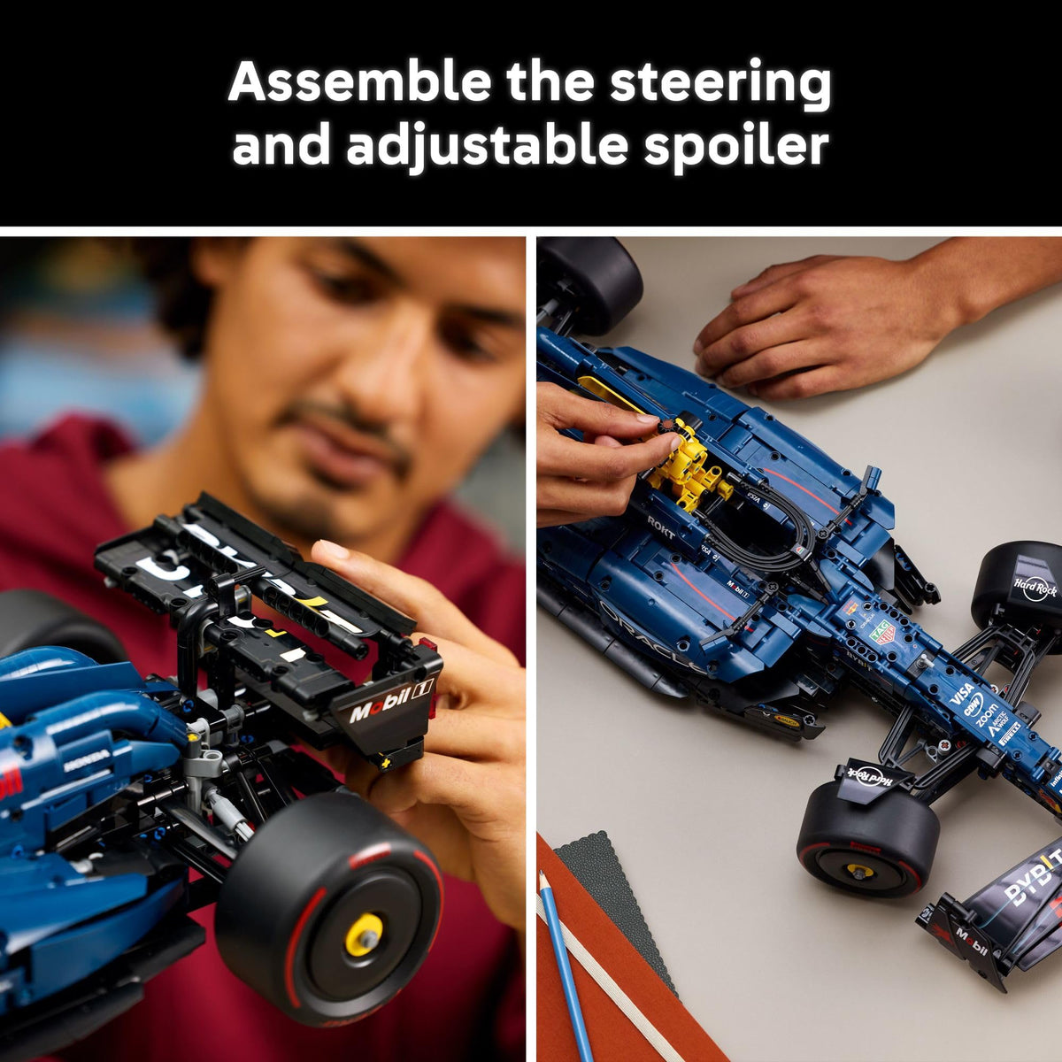Technic F1 Race Car Model Kit Building Set E8395