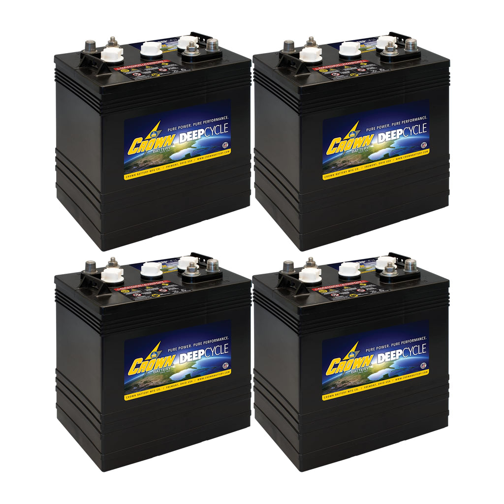 6V 260Ah Flooded Lead Acid Deep Cycle Battery Pack of 4 Z51830
