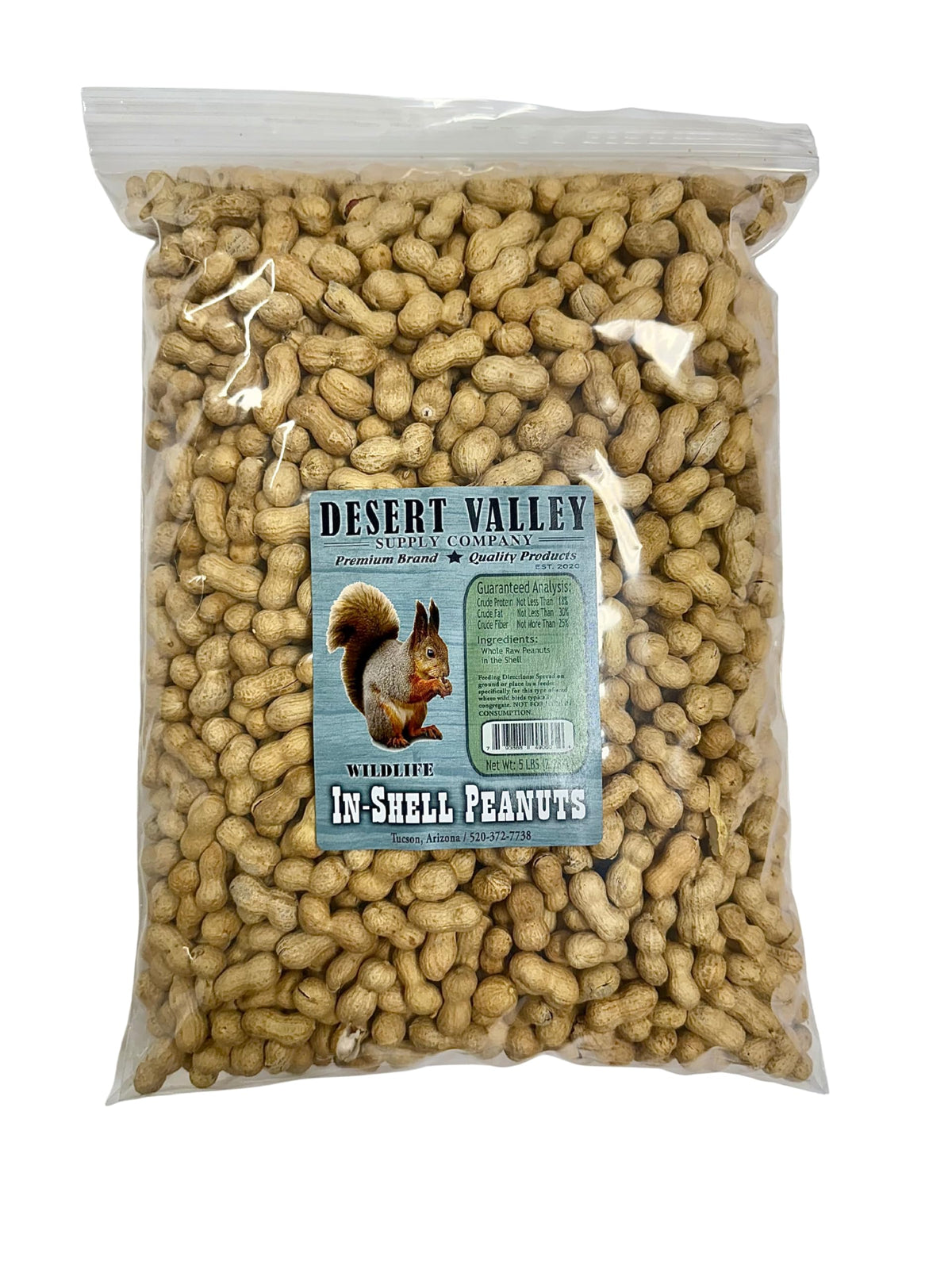5 Pounds Raw Spanish Peanuts in Shell A8590