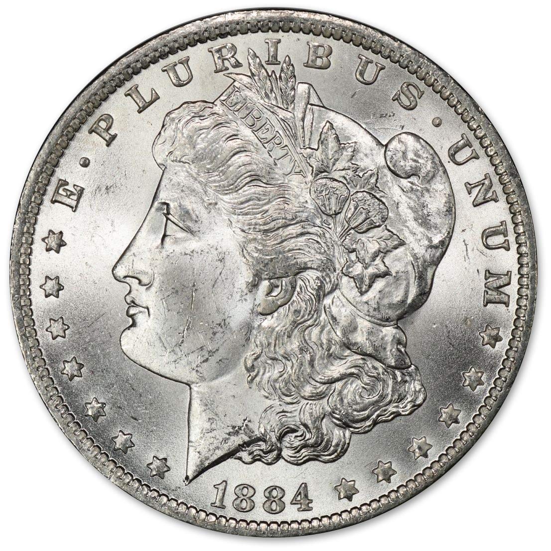 Morgan Silver Dollar Brilliant Uncirculated S381