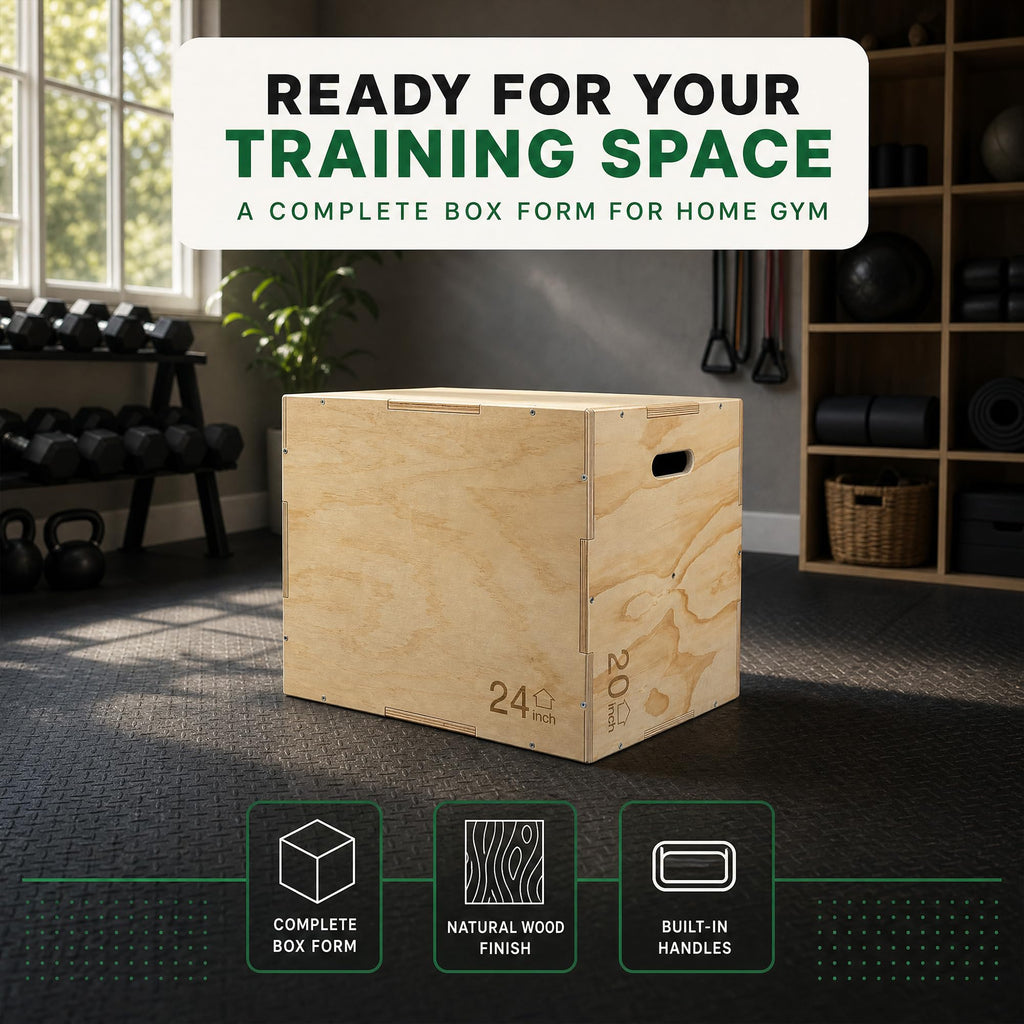 Non-Slip Wooden Plyo Box P2463