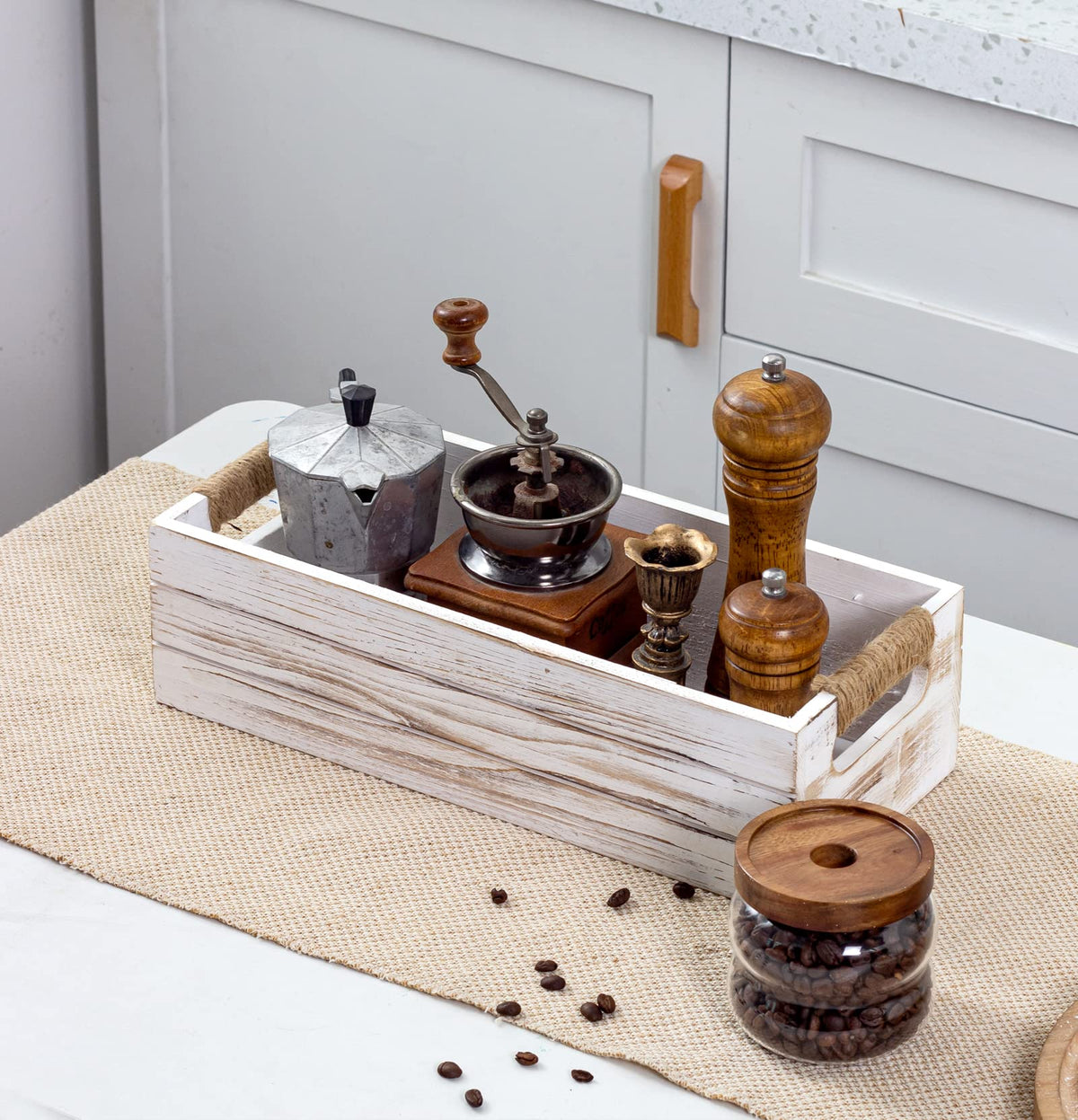 Rustic Wooden Toilet Paper Holder M979